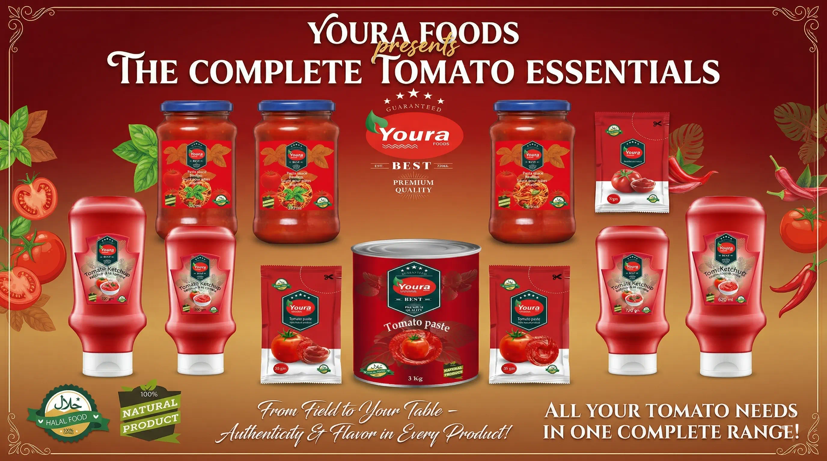 Tomato Paste, Ketchup & Sauce